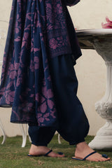 MAGENTA MUSE-3PC PRINTED SUIT