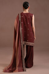 RUBY ROYALE-3PC SILK EMBROIDERED SUIT
