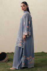 SAFRON SKY-3PC EMBROIDERED SUIT