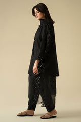 CHARCOAL BLACK-2PC (SHIRT & DUPATTA)