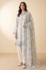 FLORAL OPULENCE-3 PIECE PRINTED LAWN SUIT