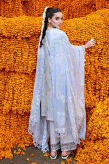 LILAC WHISPER-3PC PRINTED & EMBROIDERED LAWN SUIT