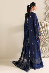INDIGO MUSE-3PC SILK EMBROIDERED SUIT