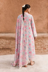 VELVET DUSK-3PC PRINTED & EMBROIDERED LAWN SUIT