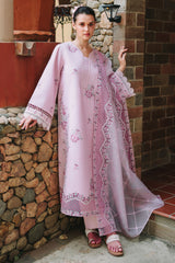 LAVENDER LUXE-3PC EMBROIDERED LAWN SUIT