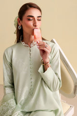 LIGHT JADE-3PC PRINTED LAWN SUIT
