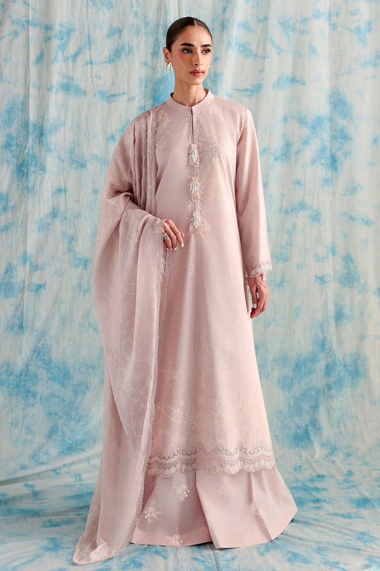 MUTED MAUVE-3PC PRINTED LAWN SUIT