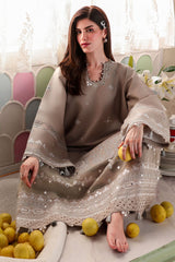 SAGE TINT-3PC EMBROIDERED LAWN SUIT