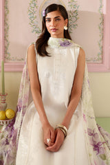 IVORY ATELIER-3PC EMBROIDERED LAWN SUIT