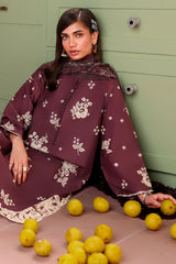 SHADOW PERSE-3PC EMBROIDERED LAWN SUIT