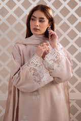 MOCHA VEIL-2PC (SHIRT & DUPATTA)