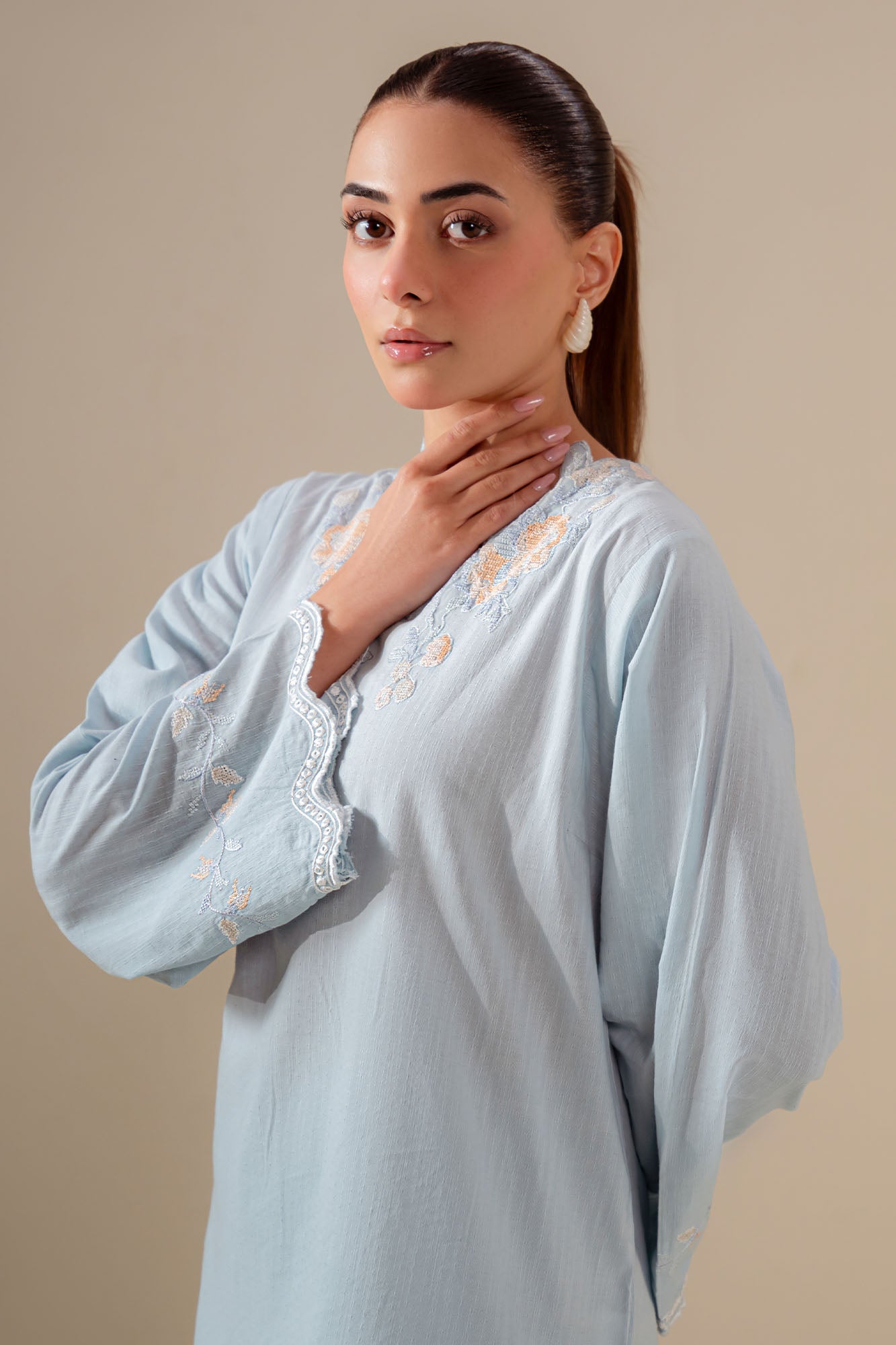 FROST BLUE-2PC (SHIRT & TROUSER)