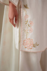 WHITE DOVE -3PC (SHIRT, TROUSER & DUPATTA)