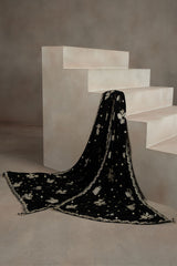PEARL BLACK-SHAWL