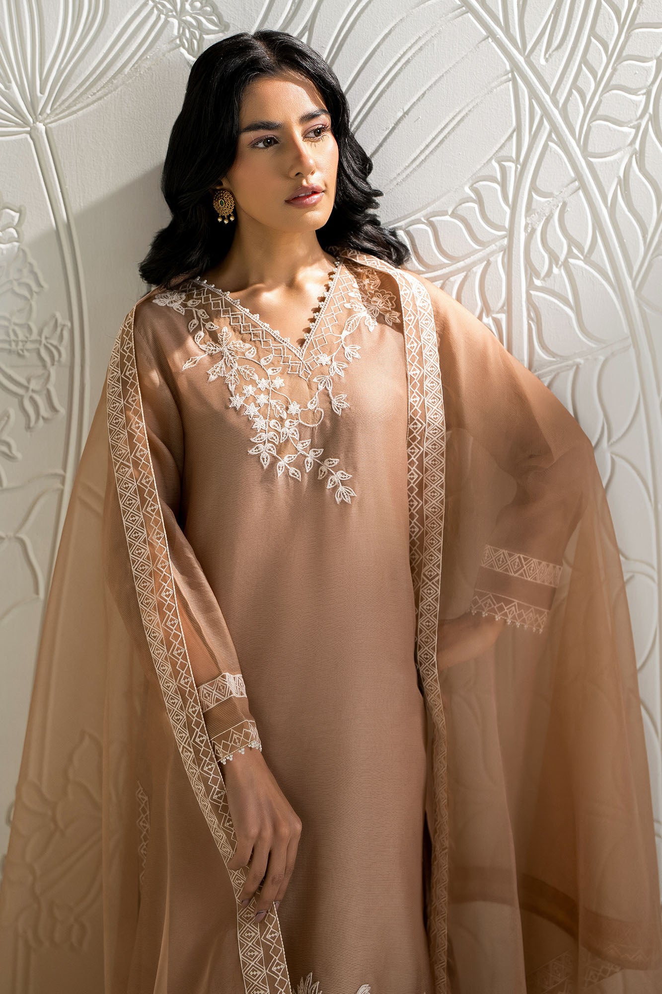 IVORY DUNE-2PC (SHIRT & DUPATTA)