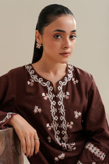 DARK TRUFFLE-2PC (SHIRT & TROUSER)
