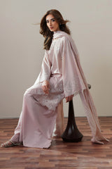 PETAL DUSK-3PC EMBROIDERED SUIT