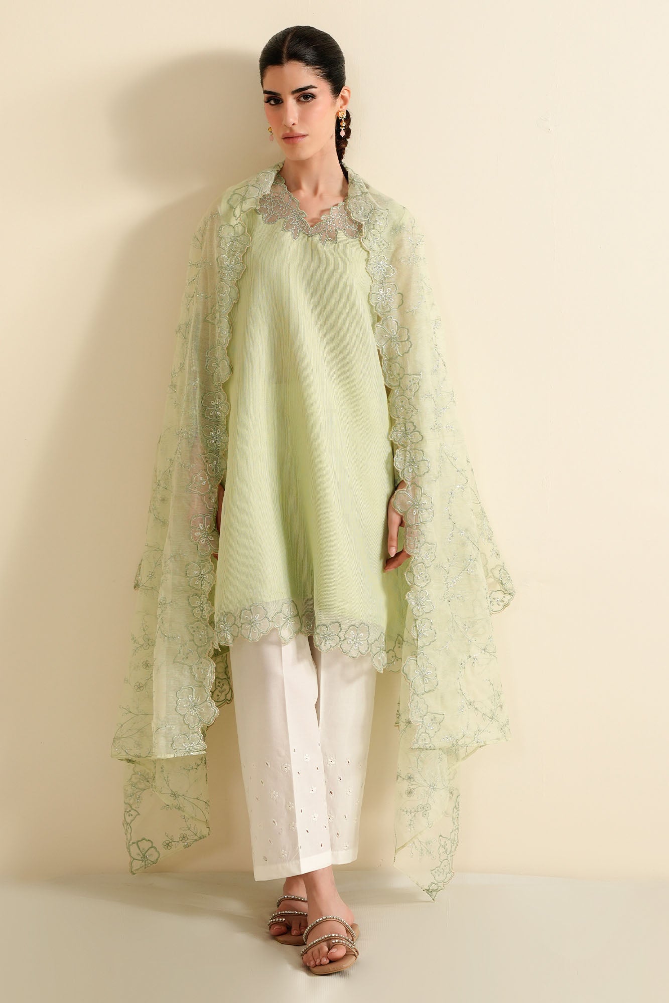 SPRING DEW-2PC (SHIRT & DUPATTA)