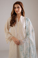 PORCELAIN SKY-2PC (SHIRT & DUPATTA)
