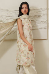 VINTAGE AURA-3 PIECE PRINTED LAWN SUIT