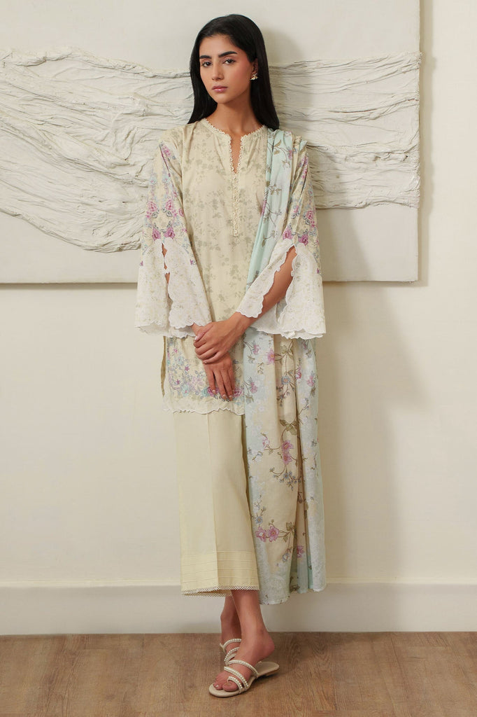 FLORAL DUSK-3 PIECE PRINTED LAWN SUIT