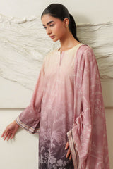 ORCHID BLUSH-3 PIECE PRINTED LAWN SUIT
