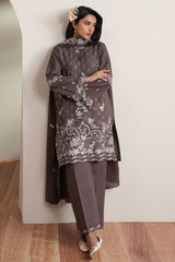 COCOA WHISPER-3PC EMBROIDERED LAWN SUIT