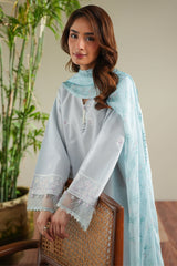 POWDERED SKY - 2PC (SHIRT & DUPATTA)
