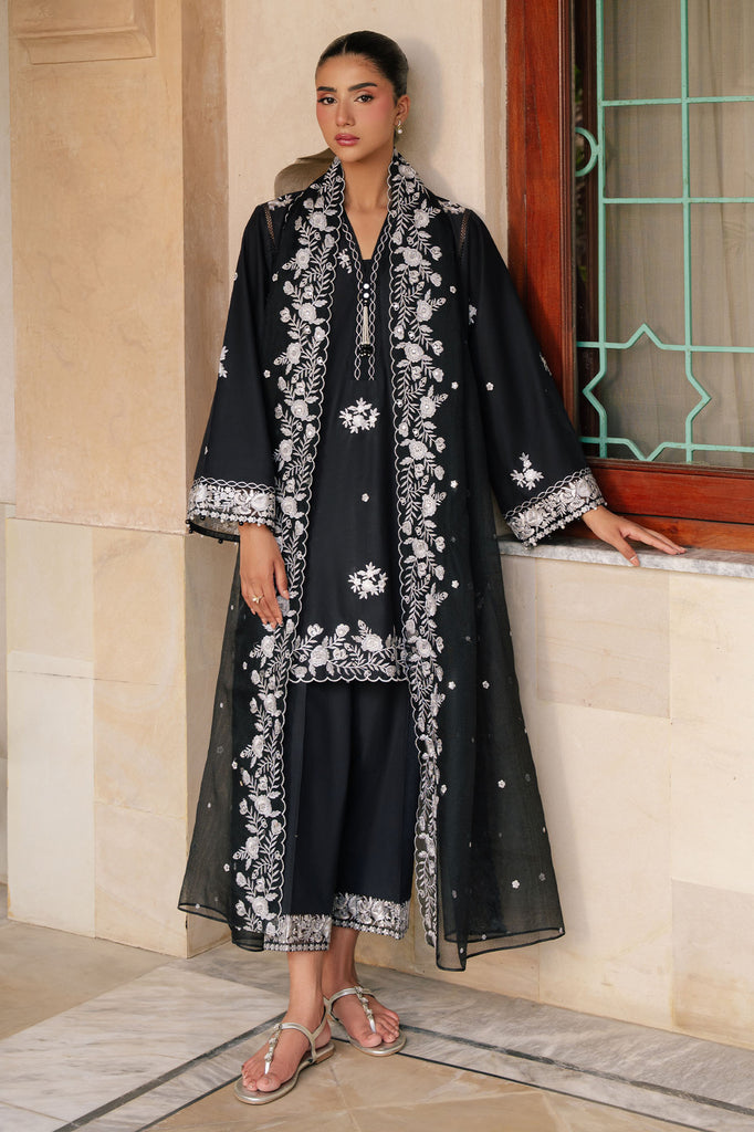 RAVEN MUSE-3PC EMBROIDERED LAWN SUIT