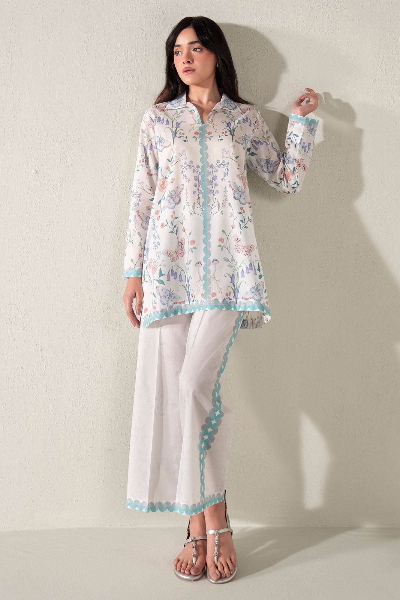 ORCHID WHISPER-2PC (SHIRT & TROUSER)