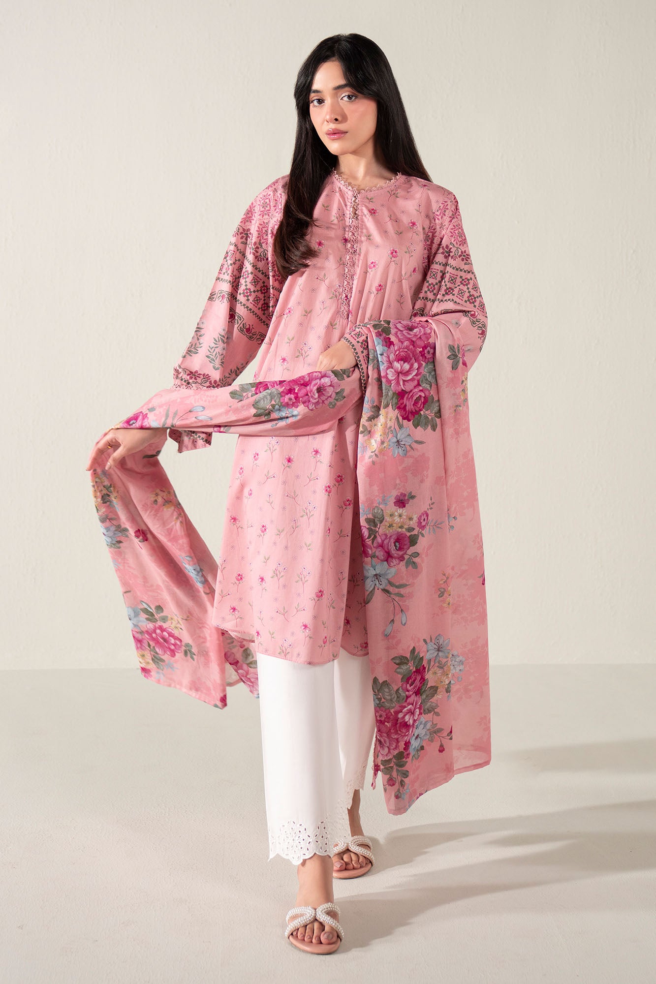 VINTAGE AURA-2PC (SHIRT & DUPATTA)