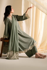 DESERT SAGE-3PC (SHIRT, TROUSER & DUPATTA)