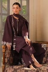 ROYAL PRUNE-2PC (SHIRT & DUPATTA)