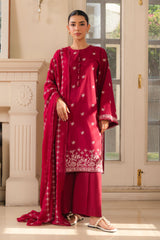CRIMSON BOUDOIR-2PC (SHIRT & DUPATTA)