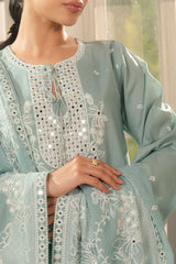 NILE BLUE-2PC (SHIRT & DUPATTA)