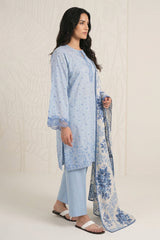 FLORAL DREAM-3 PIECE PRINTED LAWN SUIT