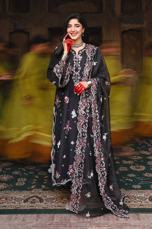 ORCHARD DUNE-3PC EMBROIDERED LAWN SUIT