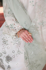 PEARL SAGE-3PC EMBROIDERED LAWN SUIT