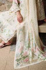TROPIC MIST-3PC EMBROIDERED LAWN SUIT