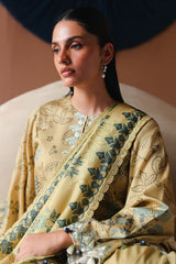 BLOOMING BLISS-3PC SATIN PRINTED SUIT