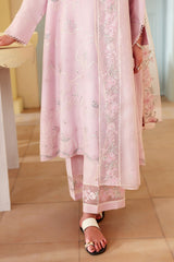 LAVENDER BREEZE-3PC EMBROIDERED LAWN SUIT