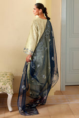 ETHNIC FLUER-3PC PRINTED LAWN SUIT