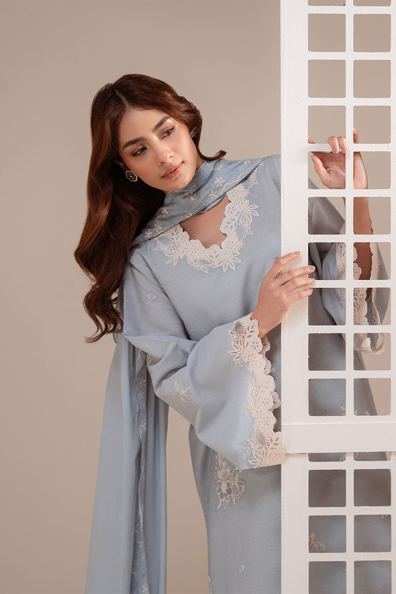 BLUE MIST-2PC (SHIRT & DUPATTA)