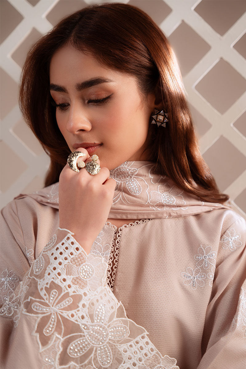 MOCHA VEIL-2PC (SHIRT & DUPATTA)