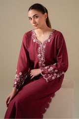 RED WINE-2PC (SHIRT & TROUSER)