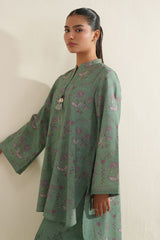 VALE MUSE-2PC KHADDAR PRINTED SUIT