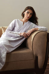 VIOLET DREAM-3PC EMBROIDERED SUIT