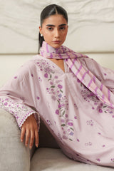 SPRING LILAC-3 PIECE PRINTED LAWN SUIT