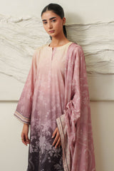 ORCHID BLUSH-3 PIECE PRINTED LAWN SUIT