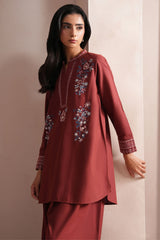 BURNT CLAY-2PC (SHIRT & TROUSER)